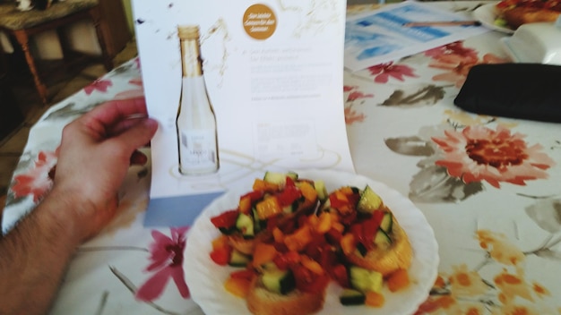 ručne pripravené jedlo